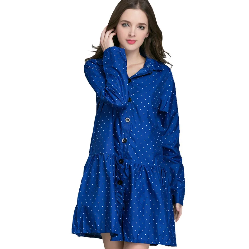 Длинный женский дождевик Женский ветровка пончо одежда для верховой езды с