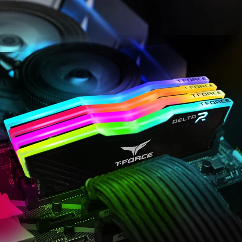 Игровой модуль оперативной памяти TEAMGROUP Delta RGB DDR4 8 ГБ 16 32 3000 3200 3600 МГц черный |