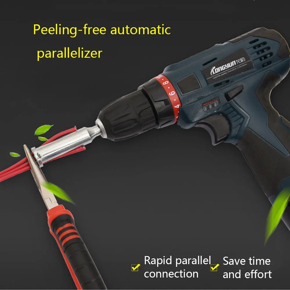 

1pc Electrician General Automatic Wire Stripper Twisted Wire Tool Quick Automatic Stripper Line Cable Peeling Twisting Connector