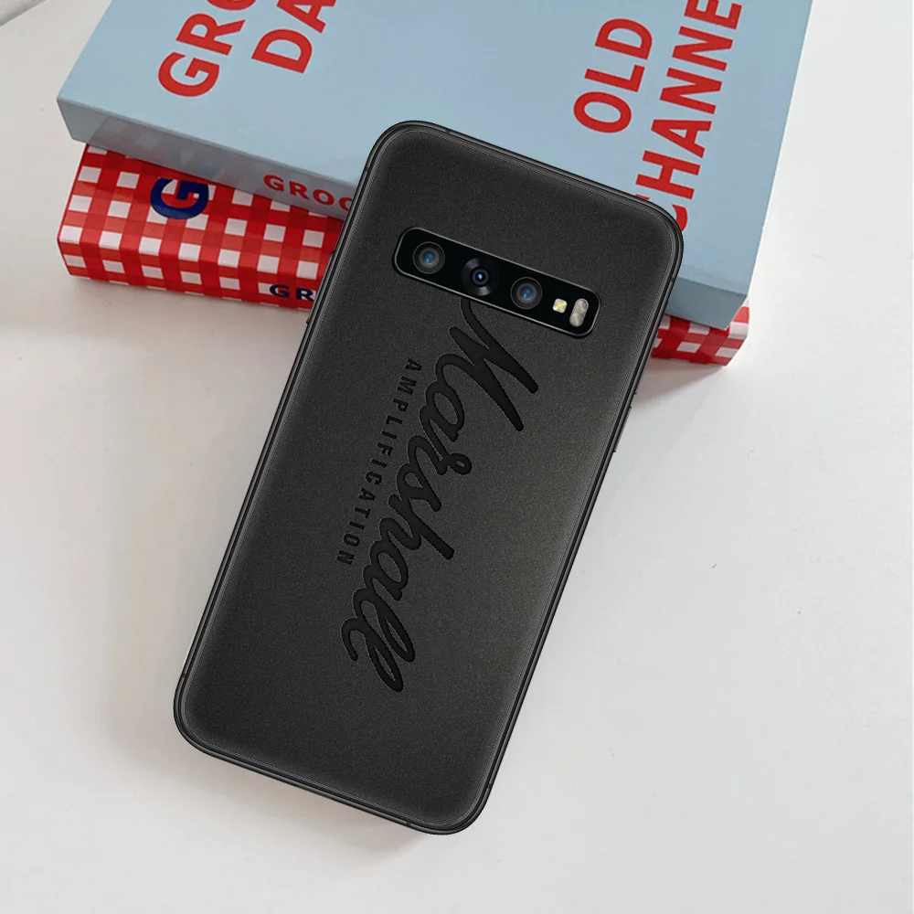 

Marshell Amp Guitar Music Brand Phone Case For Samsung Galaxy Note S 8 9 10 20 Plus E Lite Uitra black Prime Fashion Bumper Soft