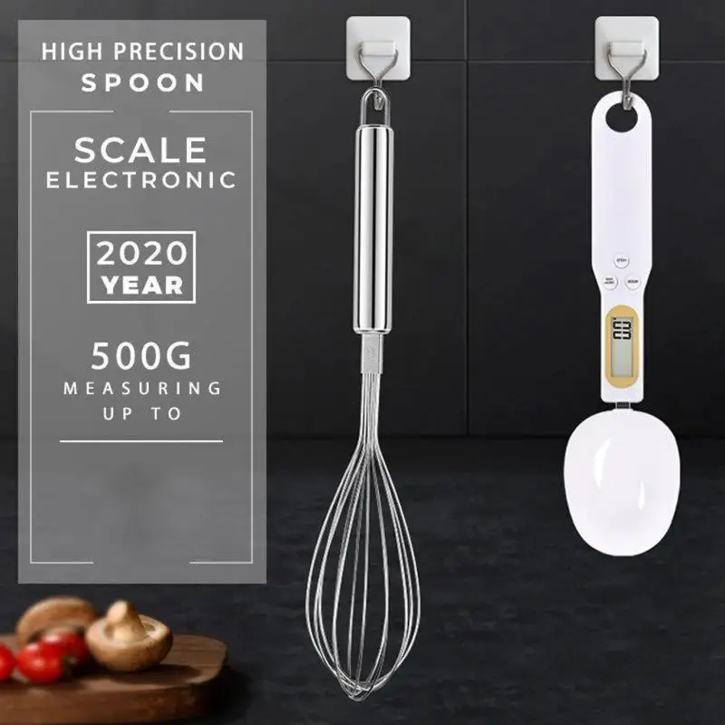 

500g/0.1g Precise Digital Measuring Spoons Kitchen Kitchen Measuring Spoon Gram Electronic Spoon With LCD Display Kitchen Scales