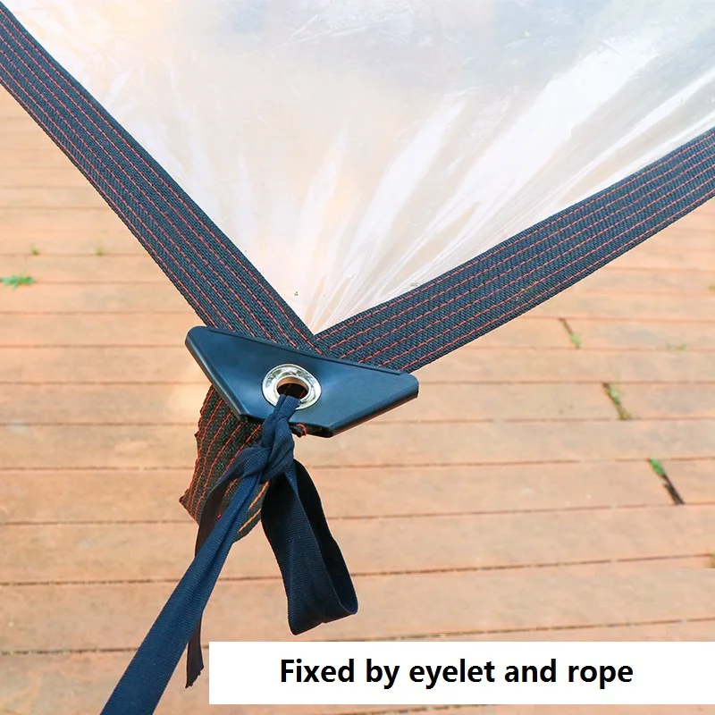 Прозрачная ПВХ утолщенная тепличная клеенка край Дырокол непромокаемая