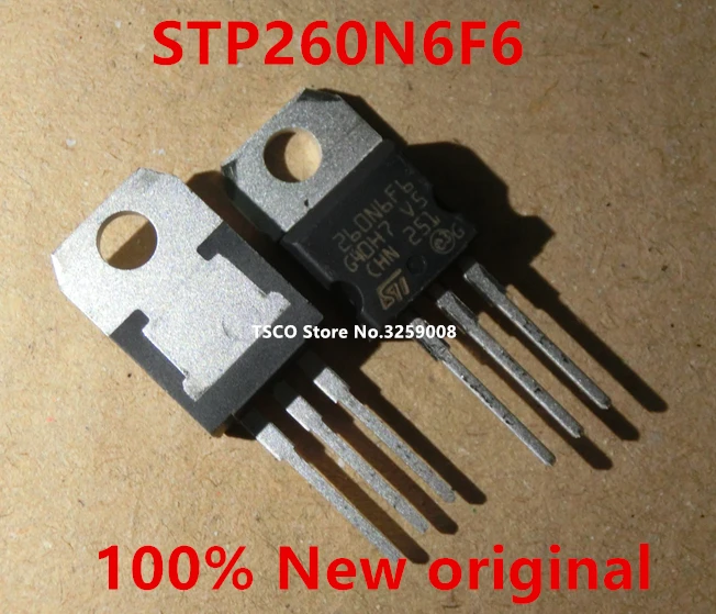 260N6F6 STP260N6F6 TO 220 100% Новый оригинальный 10 шт.|Реле| |