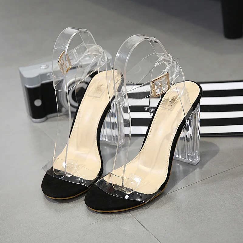 

2019 sexy tacones altos transparentes zapatos de mujer zapatos de fiesta de mujer zapatos de boda de tacn alto talon Mujer