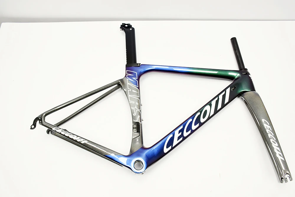2022 CECCOTTI Brand Carbon Road Bike Frame Chameleon Bicycle T1000 AERO Design BB30/BSA Racing | Спорт и развлечения