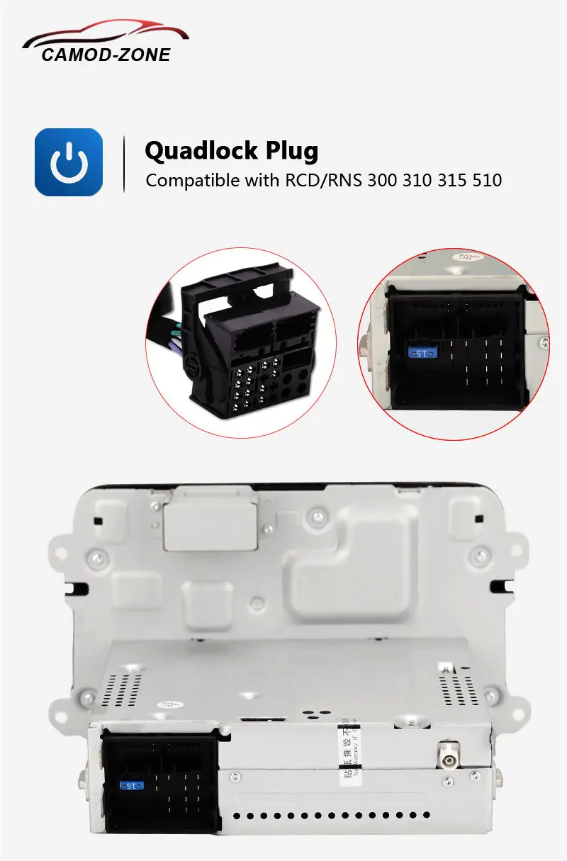 Android Авто Noname RCD330 Plus RCD330G Carplay Автомагнитола MIB 6RD 035 187B для VW Golf 5 6 Jetta MK5 MK6 CC Tiguan Passat Polo