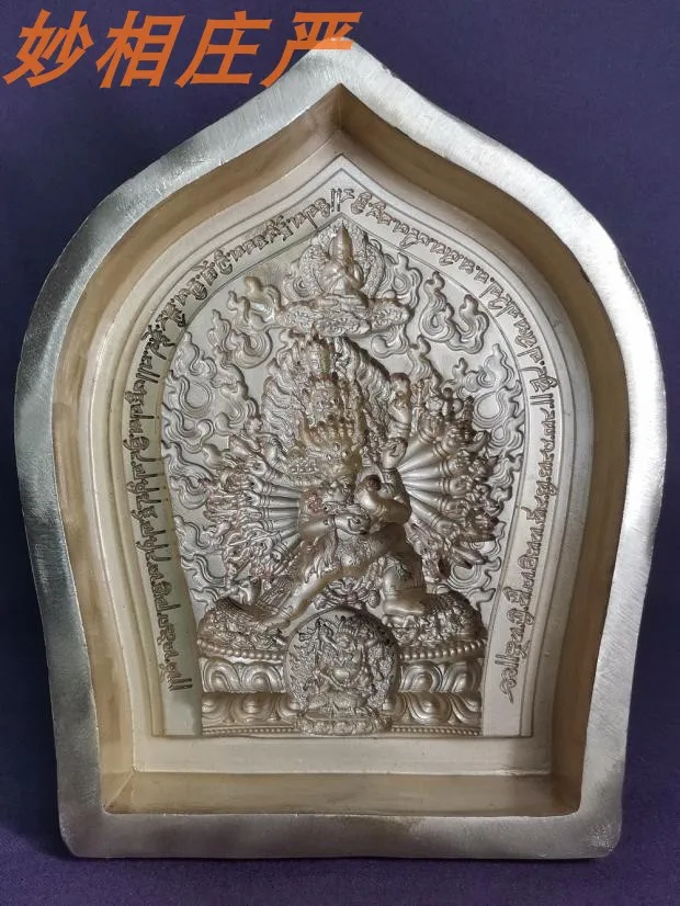 Двойное тело Yamantaka King Kong Guru Protector три статуи агрегация tsa mold отсутствует на складе