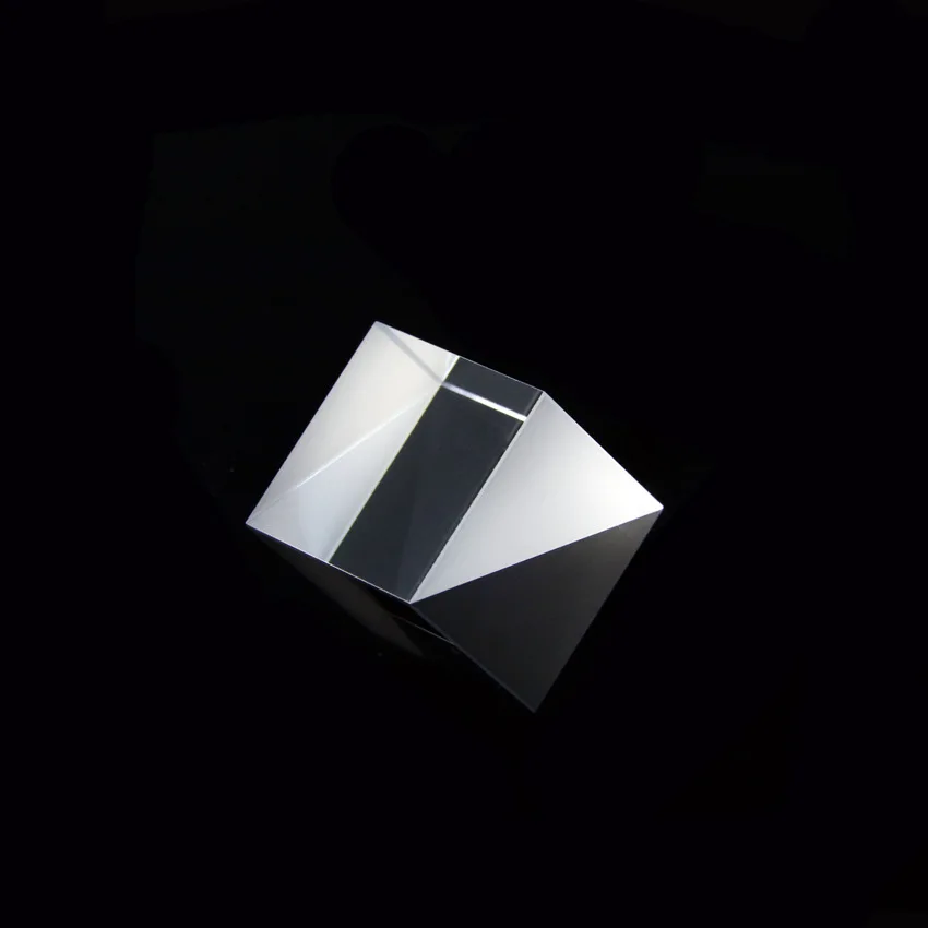 Прямоугольная призма 60x60x60 мм прозрачное Оптическое стекло треугольный