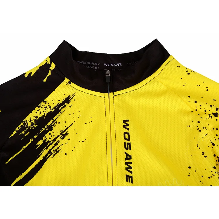 WOSAWE Мужские мотоциклетные наборы Топы с коротким рукавом Велоспорт Джерси