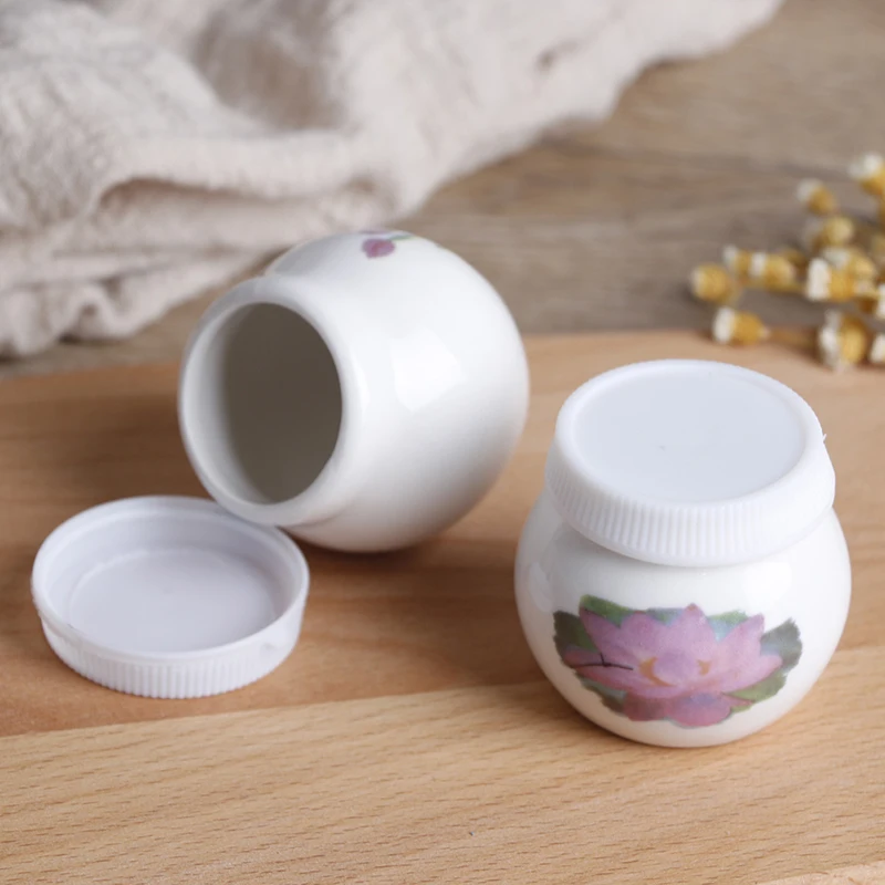 Прозрачная керамическая чашка для ногтей с цветочным принтом 1 шт. жидкое стекло