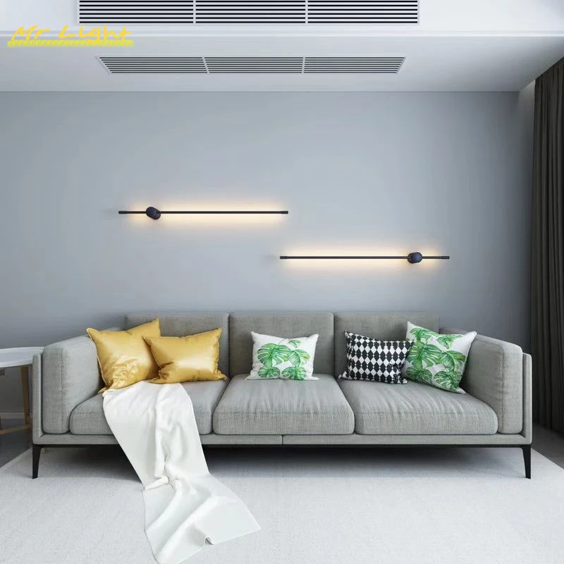 

Post-Modern E27 LED Wall Light Living Room Background Bedroom Bedside Nordic Indoor Lighting Wall Lamp Wall Sconce Light Fixture