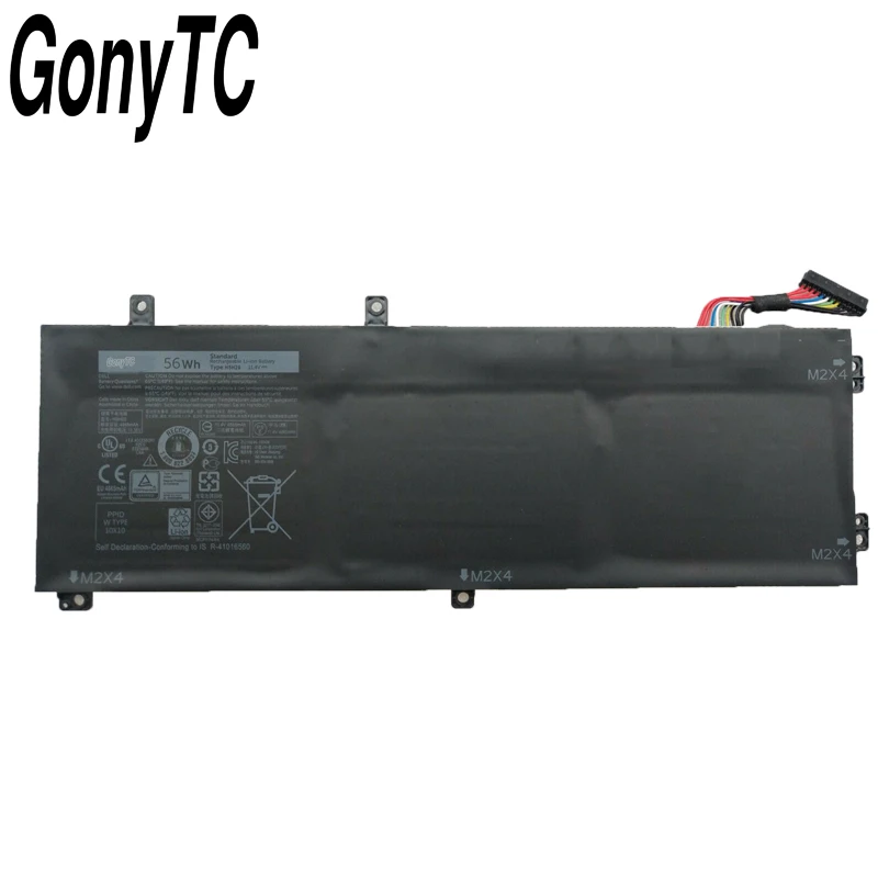 Аккумулятор H5H20 для ноутбука DELL XPS 15 9560 9570 15-9560-D1845 Precision M5520 5530 62MJV M7R96 05041C 5D91C 11 4 в 56