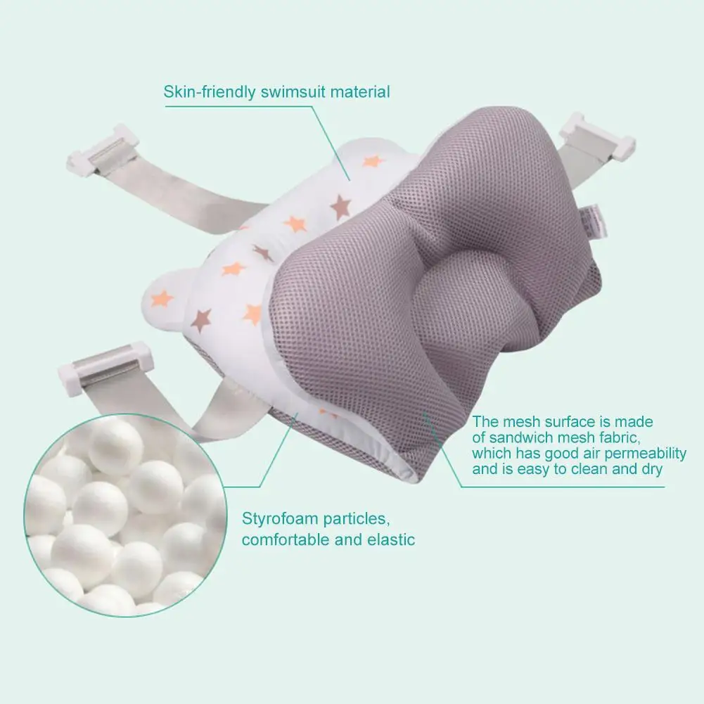 Новинка 2020 регулируемая подушка для ванны новорожденных коврик сиденья