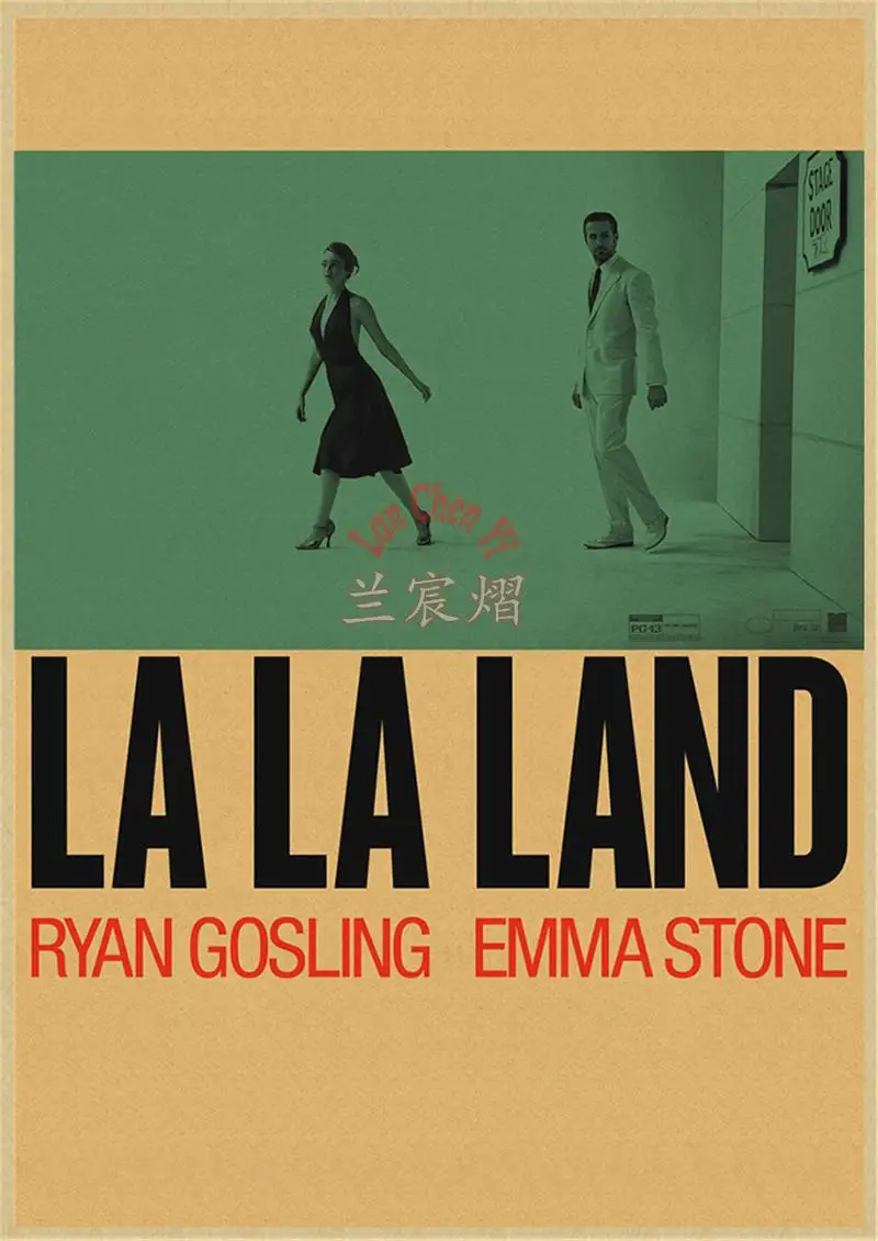 

Классический плакат LA LA LAND