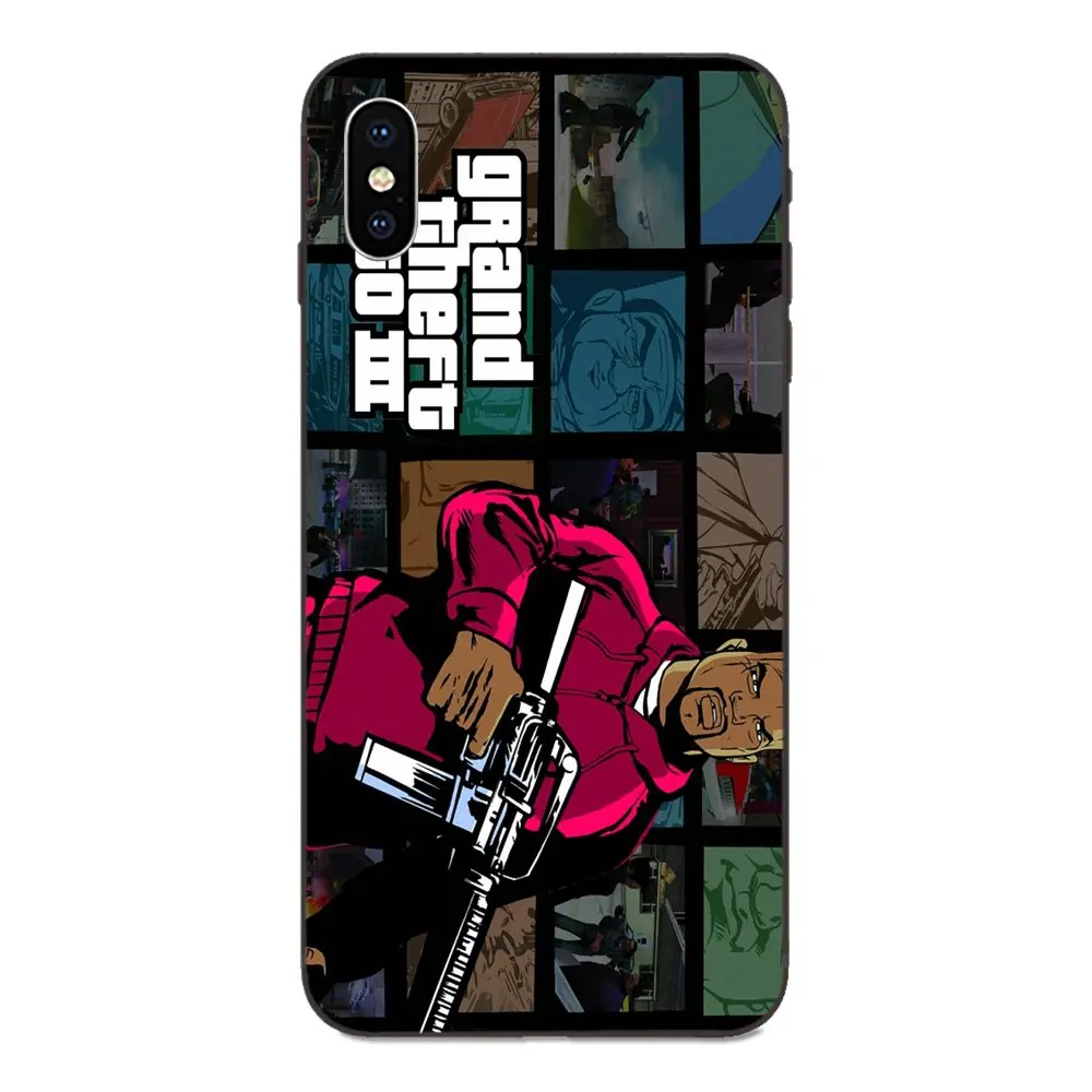 Soft Pattern Phone Retail Theft Auto Gta For Huawei nova 2 2S 3i 4 4e 5i Y3 Y5 II Y6 Y7 Y9 Lite Plus Prime Pro 2017 2018 2019 | Мобильные