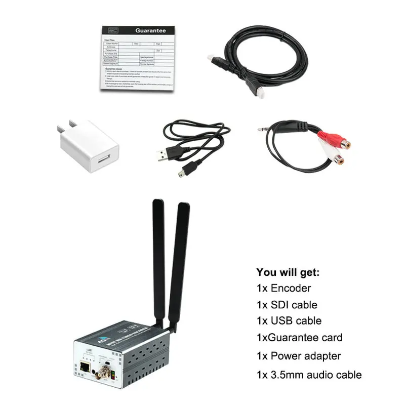 Кодировщик H.265 4G WIFT HD/SD HDMI IPTV с SIMCard для системы потоковой передачи IPTV|hdmi iptv encoder|iptv