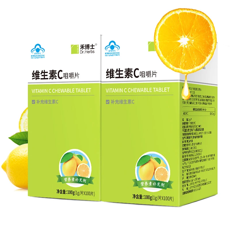 

Dr. Dr. Herbs Vitamin C Sweet Orange Flavor 200 Specials Chewing Tablets Supplement VC