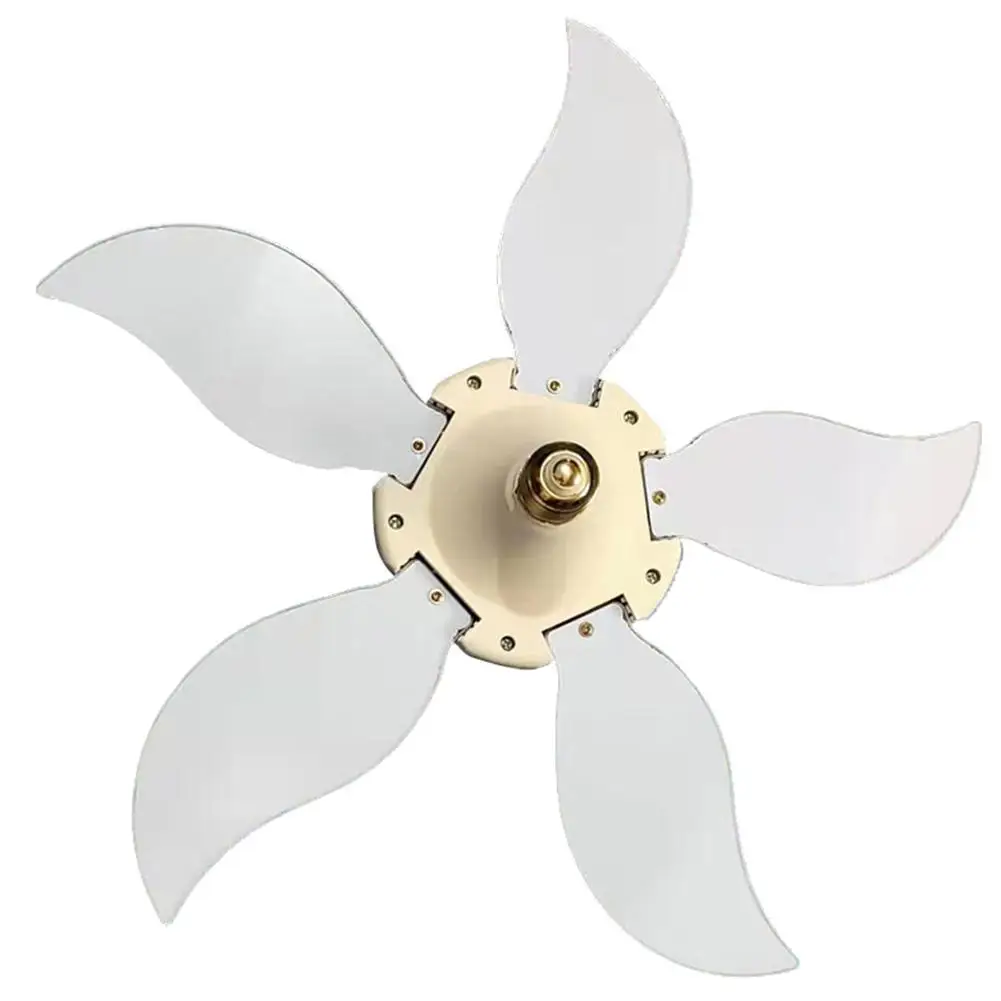 Новая супер яркая Складная Светодиодная лампа для гаража с пятью вентиляторами 75