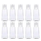 180 шт. 30 мл в форме трапеции, пустые бутылочки для геля для рук многоразового Пластик контейнер прозрачный гель бутылка