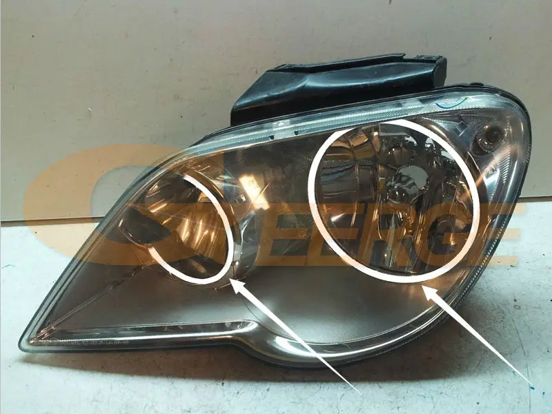 Ультра яркий SMD СВЕТОДИОДНЫЙ ангельские глазки набор колец Дневной светильник