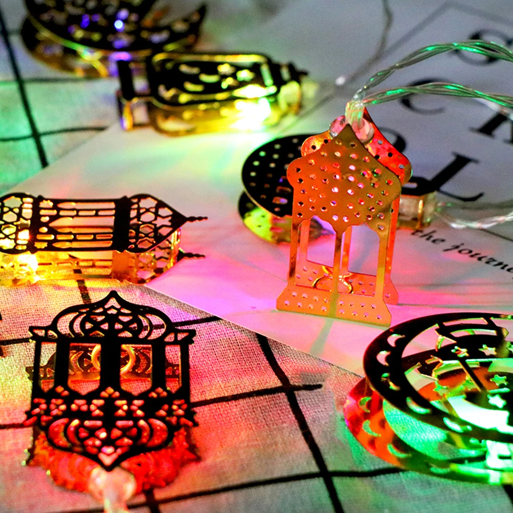 

Ramadan Decorations Moon Star Led String Lights EID Mubarak Decor For Home Islam Muslim Event Party Supplies Eid al-Fitr Decor