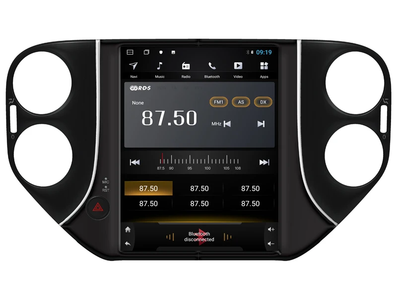 AVGOTOP Android 8,1 Tesla вертикальный экран сенсорный экран Автомагнитола gps 2din для 2007-2011 VW Tiguan 4+ 64 Гб встроенная карта