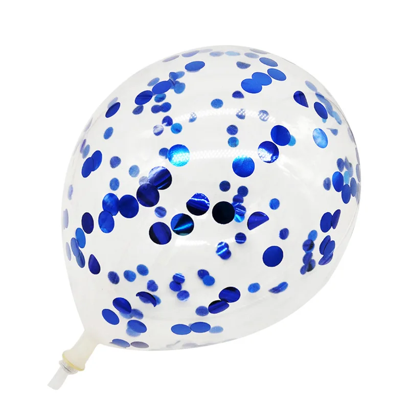 5pcs blue 1 Набор, 7 трубок, воздушный шар, подставка, держатель для шарика, колонна, конфетти, воздушные шары, детский душ, день рождения, вечеринка, свадьба, Рождество, украшения, принадлежности - Цвет: 5pcs blue