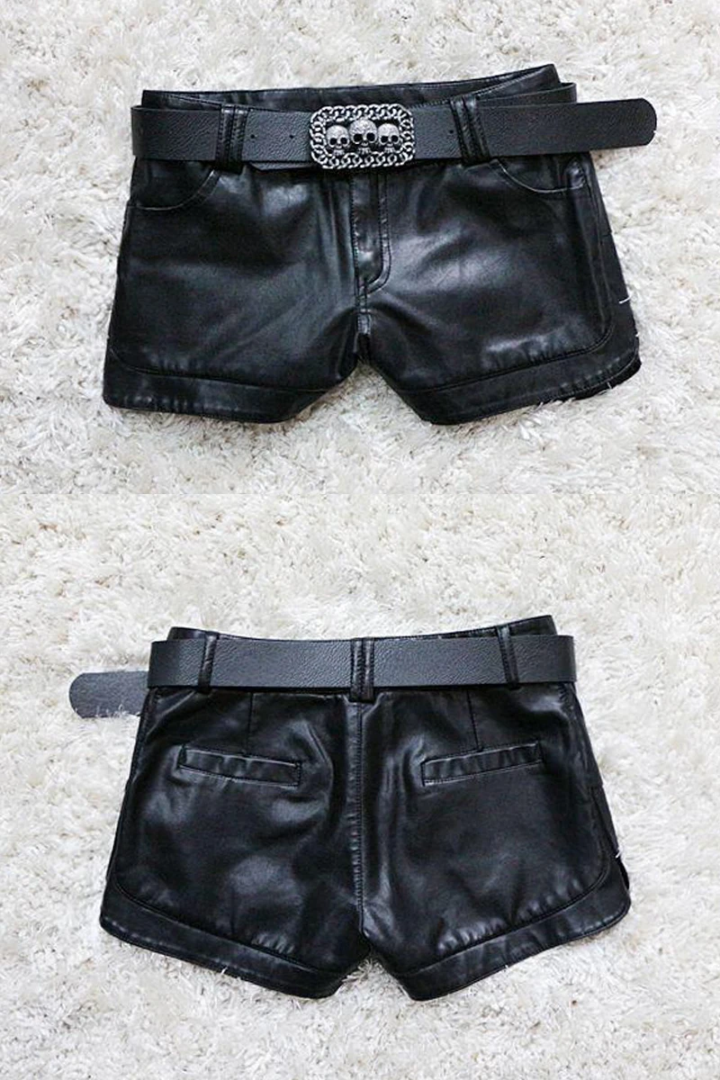 

Neue Herbst Und Winter Europa Und Die Vereinigten Staaten Leder Shorts Frauen Pu Leder Shorts Sexy shorts frauen