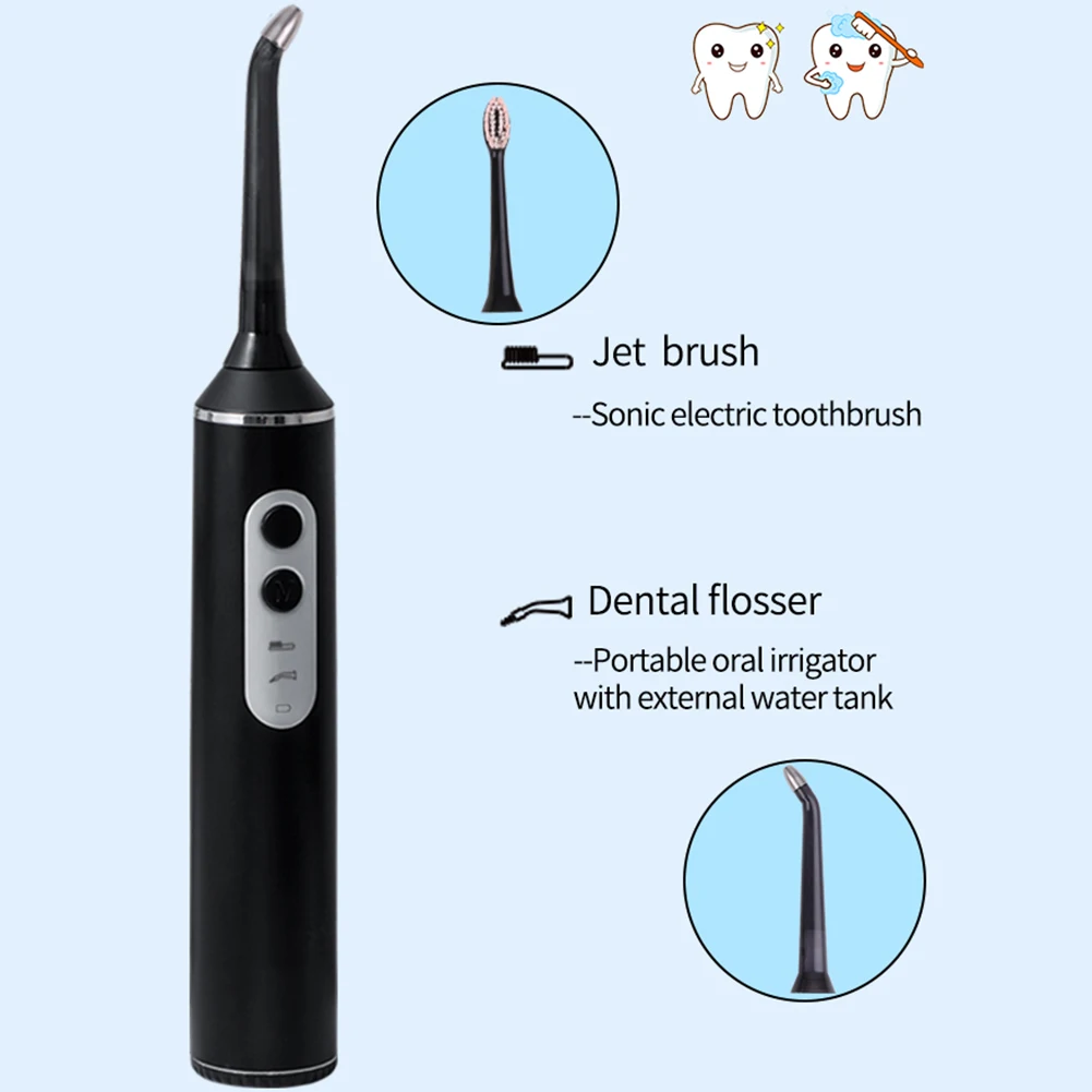 

3 in 1 Electric Toothbrush Waterproof Acoustic Toothbrush Teeth Floss for Adults Powerful Ultrasonic Deep Cleaning