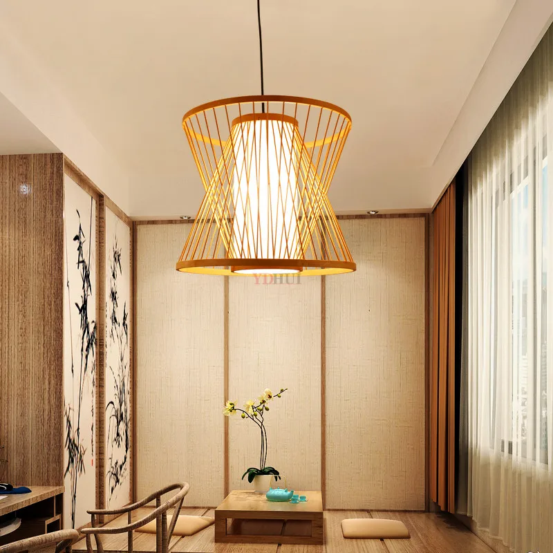 Юго Восточная азиатская ресторанная люстра огни чайханы чайные Дома Бамбуковые