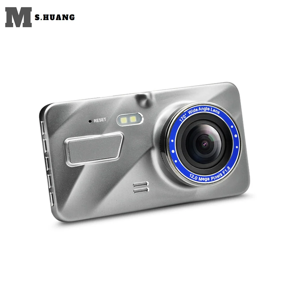 Передний + задний Ночное Видение G Сенсор Dash Cam Двойной объектив