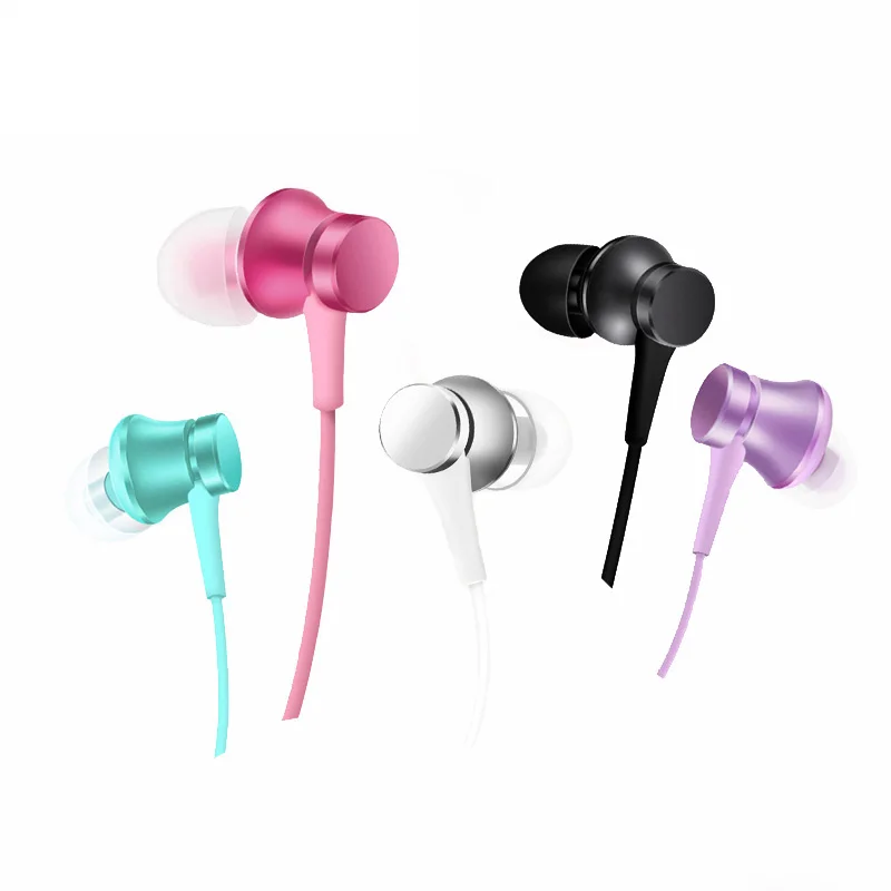Оригинальные наушники Xiaomi Fresh стерео микрофон вкладыши для телефонов Ipad MP3 3 5 мм