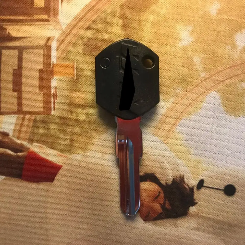 

For KTM DUKE 125 250 390 690 990 Motorbike Racer Good Quality Brand New Black / Red Motorcycle Blank Key Uncut Blade