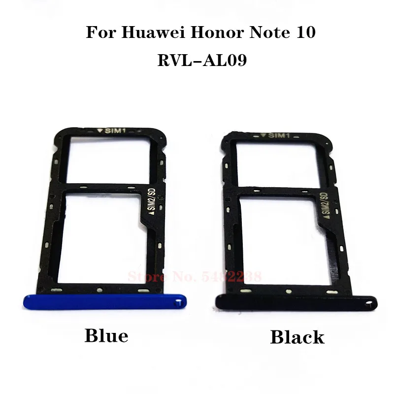 

100% Оригинальный лоток для SIM-карты для Huawei Honor Note 10 Note10, держатель для SD/SIM-карт, чехол, сменные детали