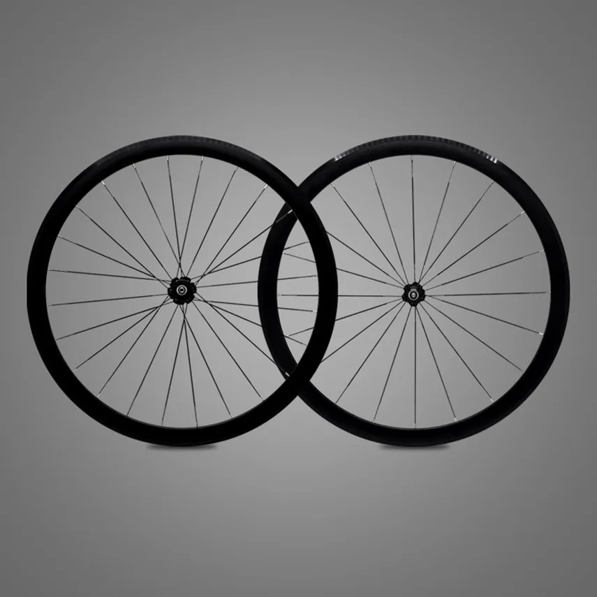 Verkaufen Straße 700C Fahrrad Laufradsatz Aluminium Legierung Rennrad 2 Versiegelt Lager 40mm Felgen Bike Räder Teile Klammer