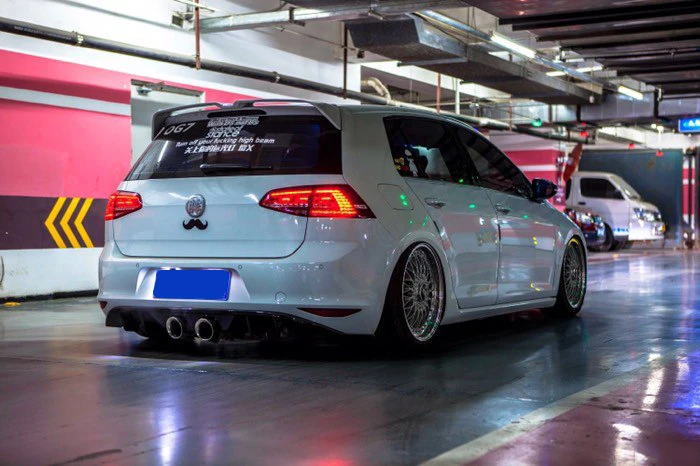 Спойлер для гольфа 2014 2018 Volkswagen Golf 7 5 ADGK спойлер из АБС пластика цветной задний