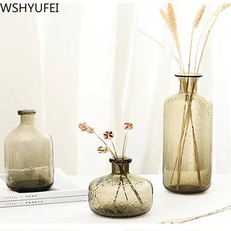 Новый стиль светильник роскошная стеклянная ваза гидропонное растение гостиная