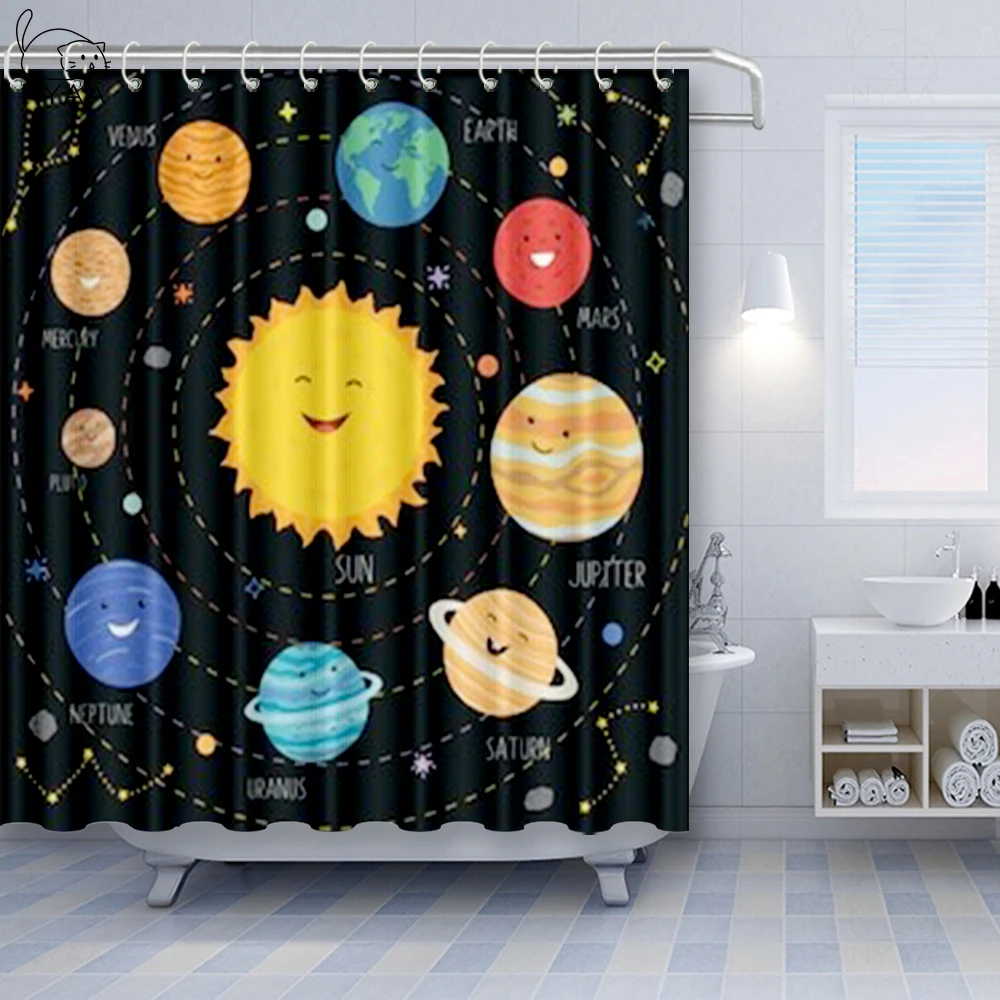 Занавеска для душа Вселенная космос галактика психоделическая