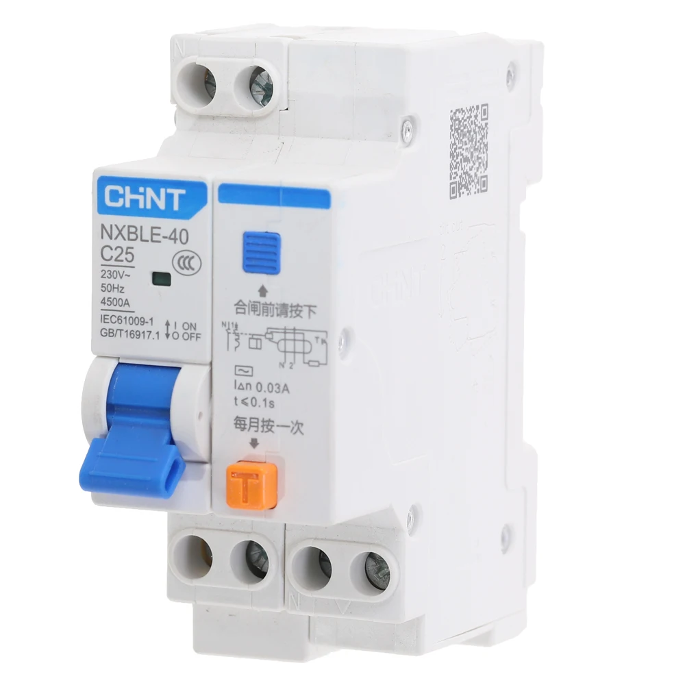 CHNT DZ267LE-32 1P+ N DPNL 10A 16A 20A 25A 32A остаточный ток автоматический выключатель RCBO NXBLE-40