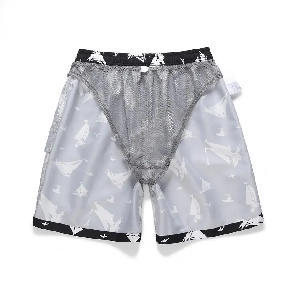 Гавайский пляжный комплект для мужчин маленький из двух предметов рубашка в