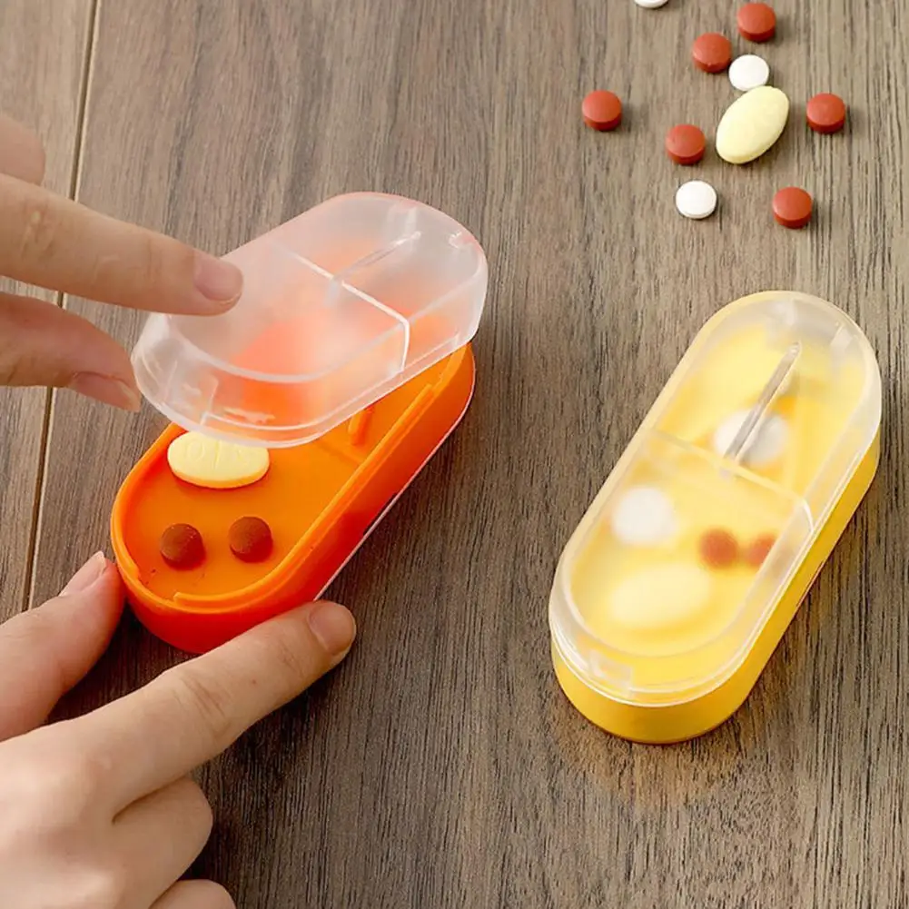 

Smooth Surface Portable Mini Pill Crusher Tablet Divider Tools for Household