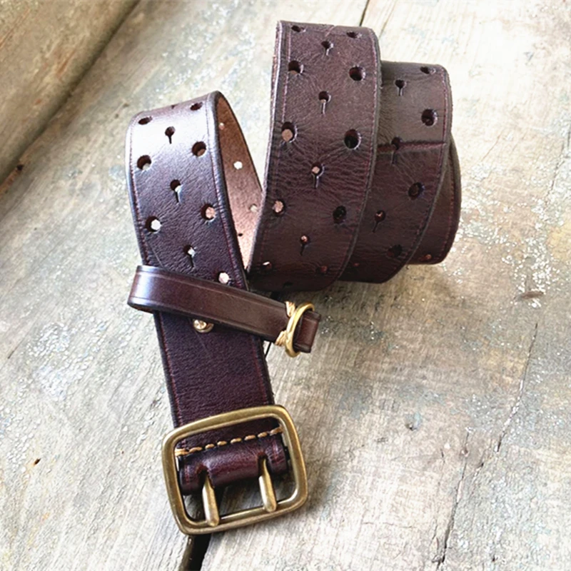Ремень из натуральной кожи в стиле Харадзюку 3 8 см мужской пояс ручной работы