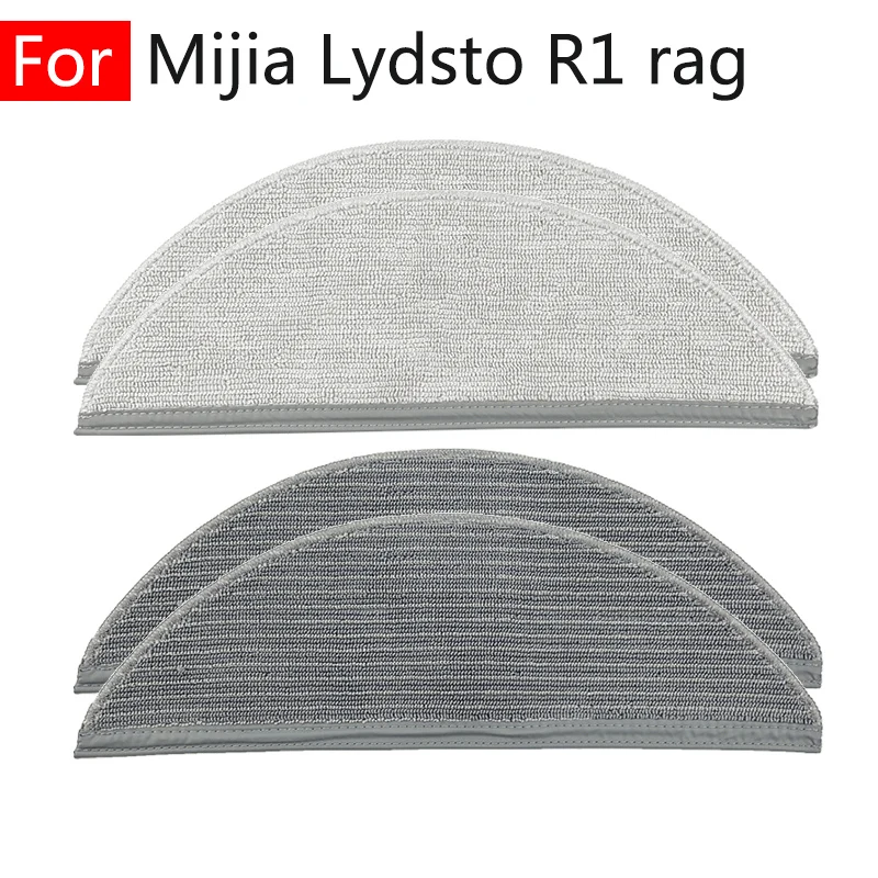 

Аксессуары для Xiaomi Mijia Mi Lydsto R1, запасные части, умный робот-пылесос для подметания, оригинальный тканевый тряпичный набор, бытовая техника