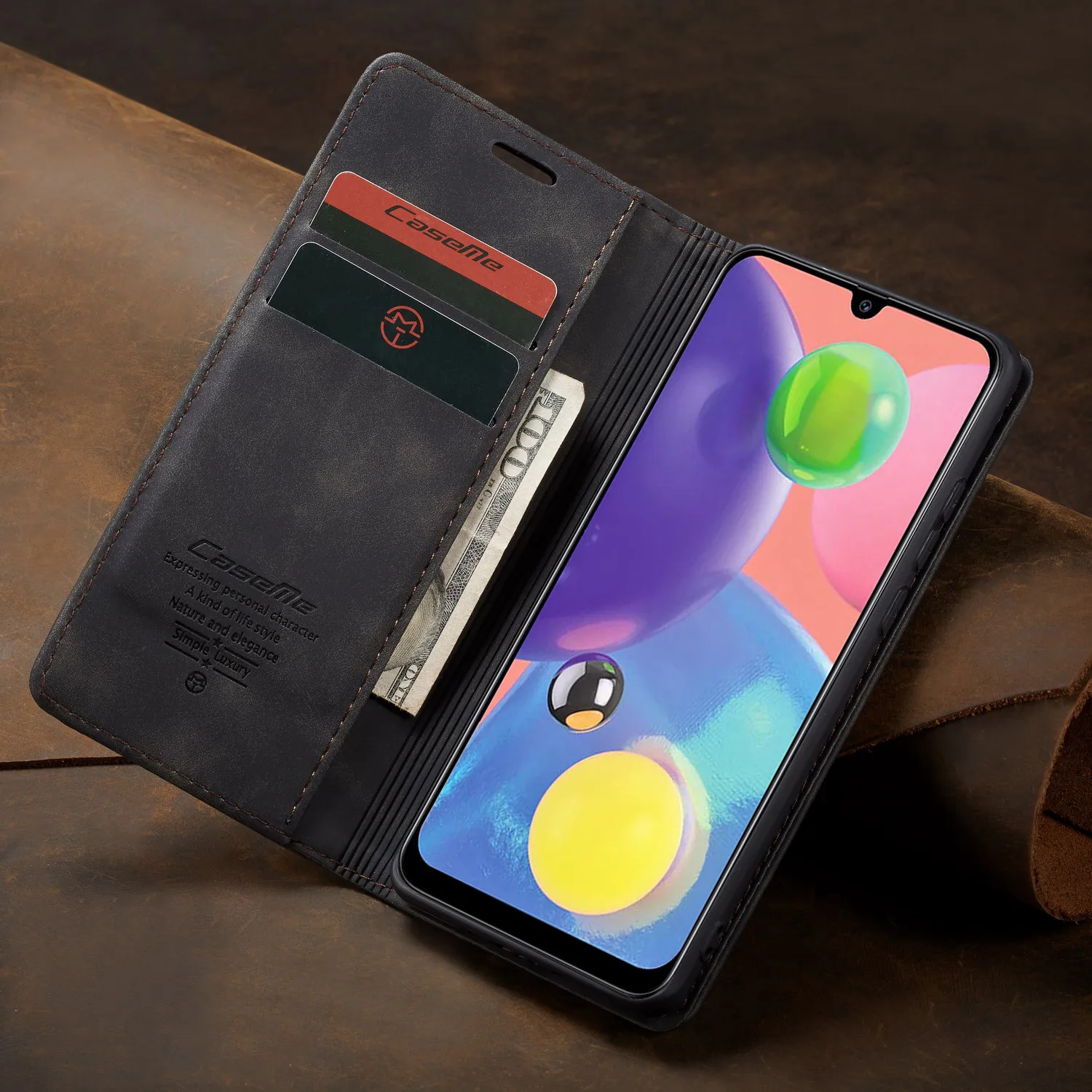 Кожаный чехол для Samsung Galaxy A52 A32 A51 A71 A72 ретро-кошелек роскошный магнитный