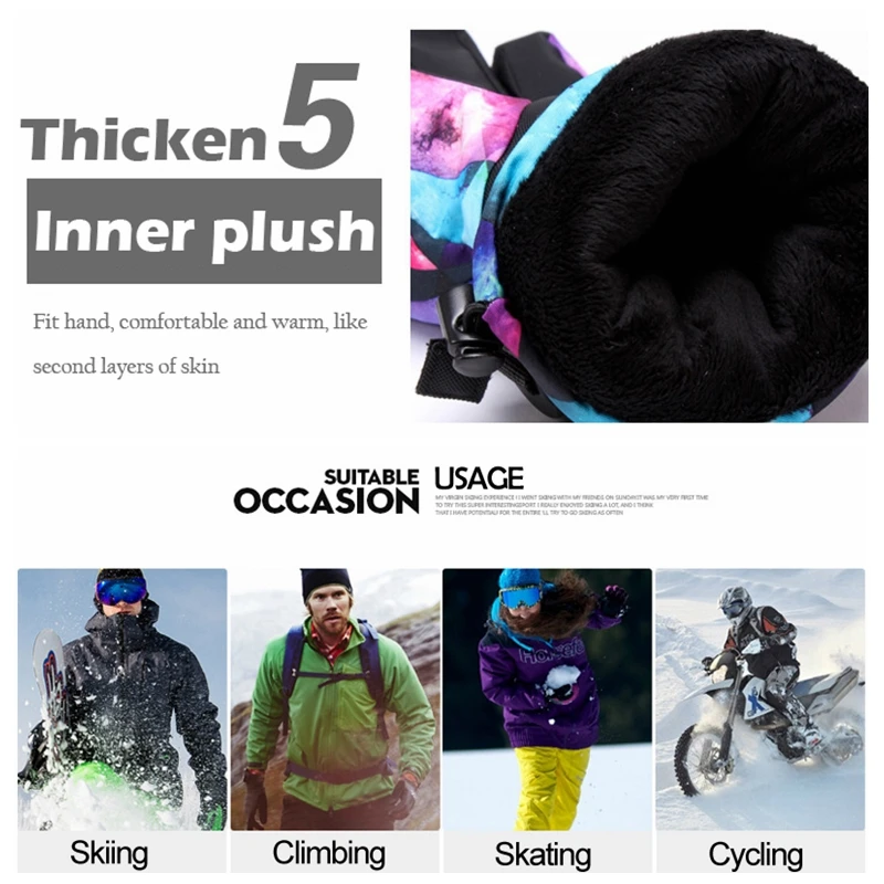  30 утолщаются для взрослых детей и подростков Лыжный Спорт велосипедистов с