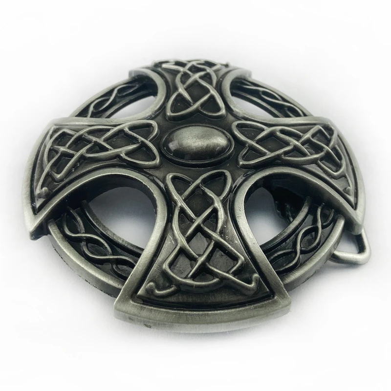 Винтажная металлическая пряжка в западном стиле для мужчин и женщин круглый