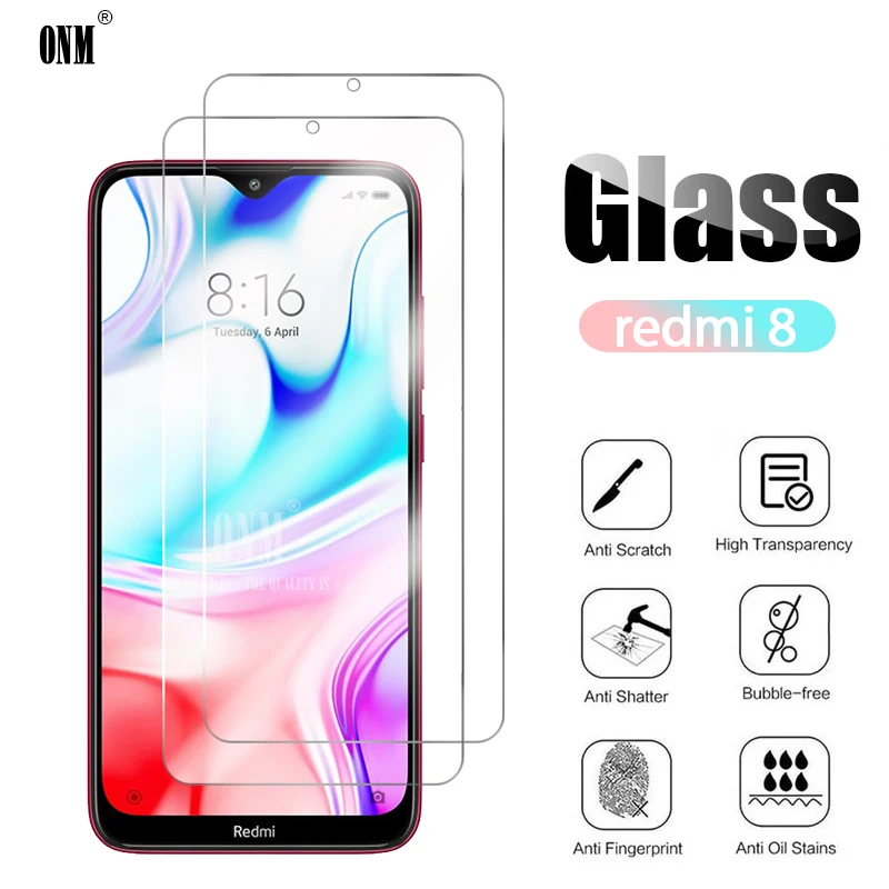 10 шт Redmi 8 закаленное стекло для Xiaomi Защита экрана 8A Защитная стеклянная