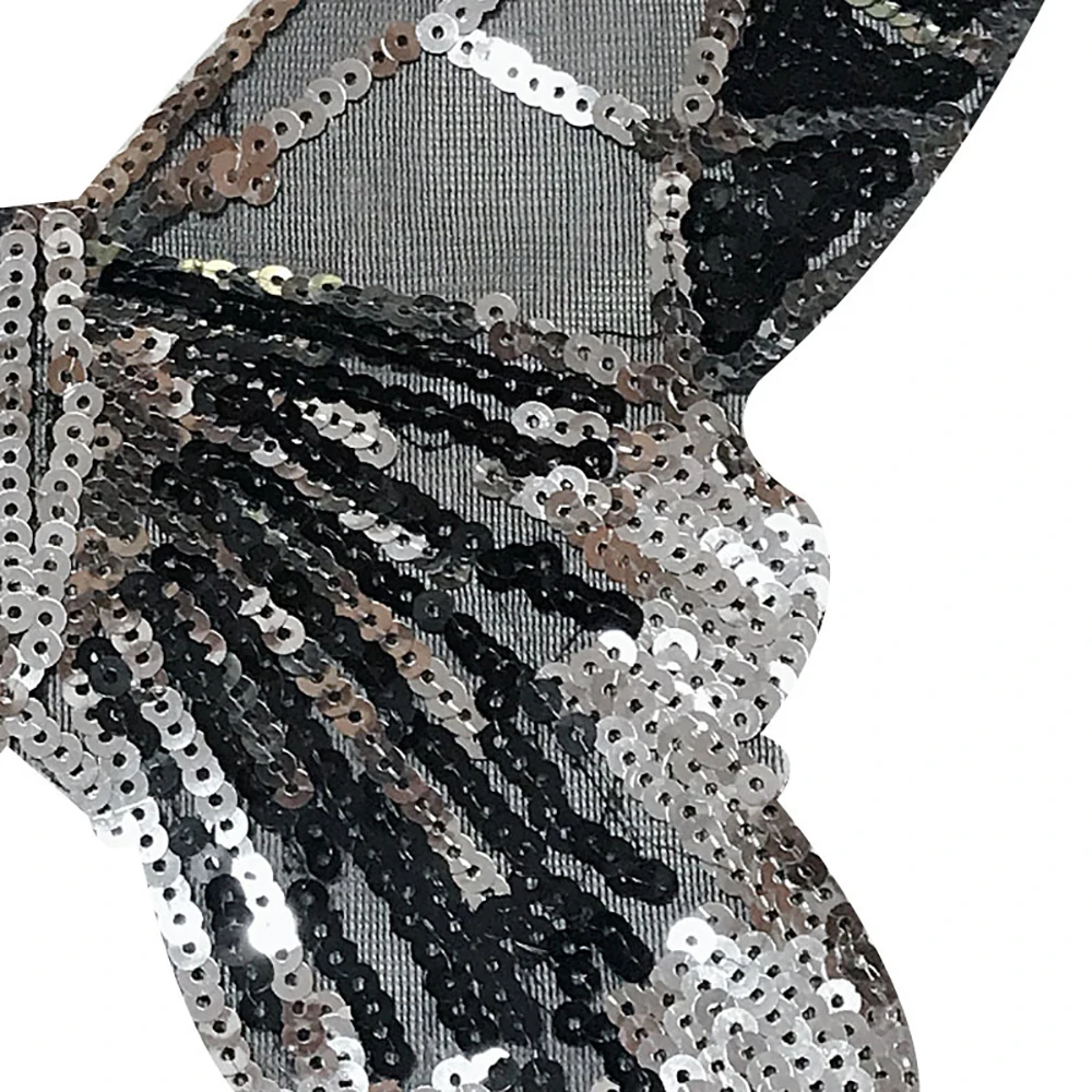 Нашивки с рисунком бабочки блестки нашивки сделай сам швейная аппликация для