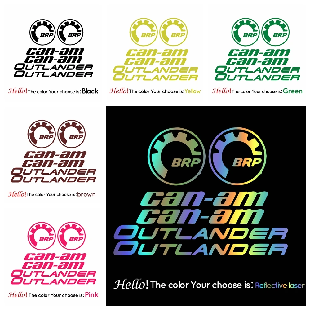 

Autocollant LOGO BRP pour l'équipe CAN-AM outlander maverick, décalcomanie