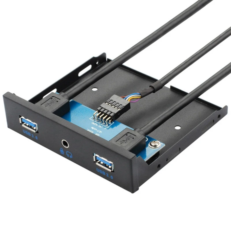 

USB3.0 аудио два в одном, разъем для наушников, настольная Гибкая панель привода